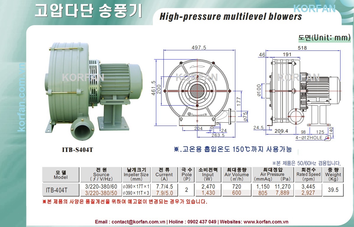 KORFAN- ITB-S404T