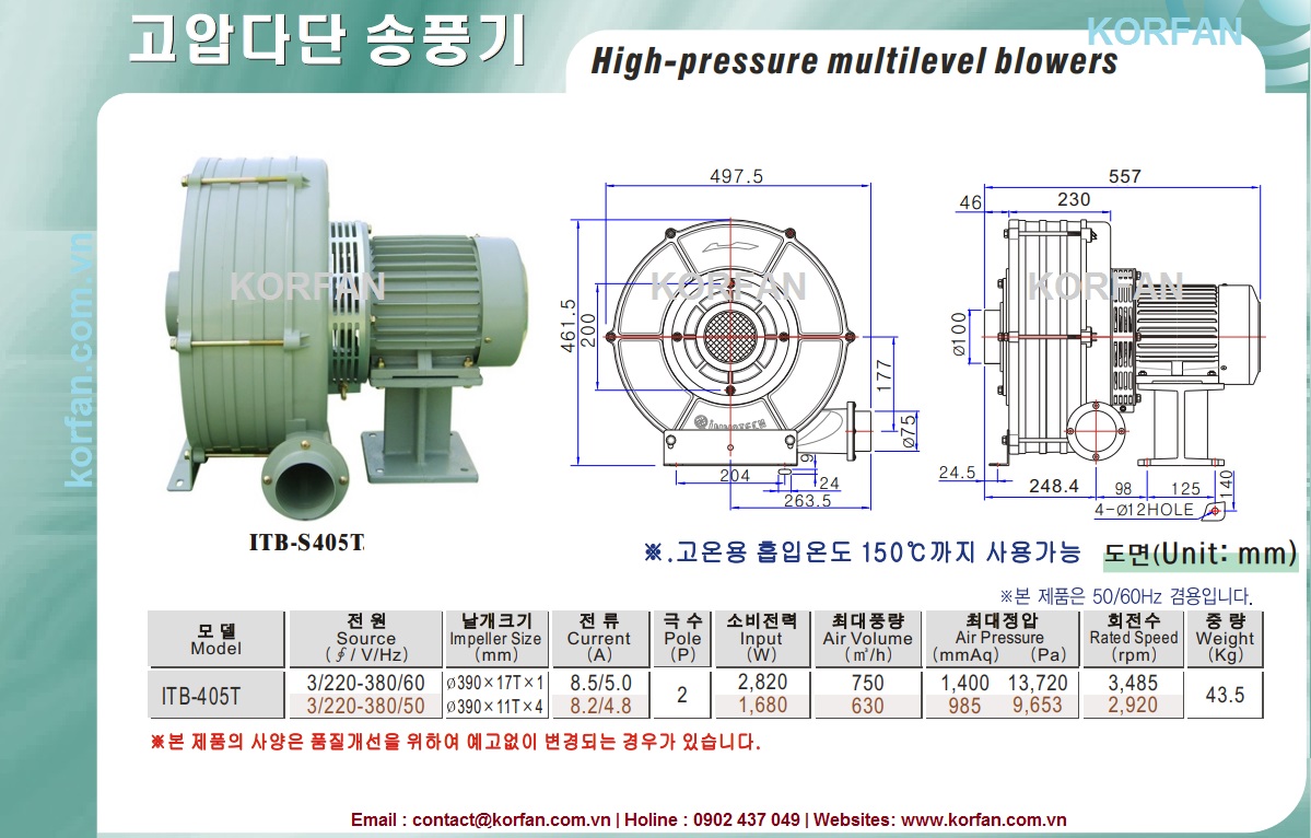 KORFAN- ITB-S405T