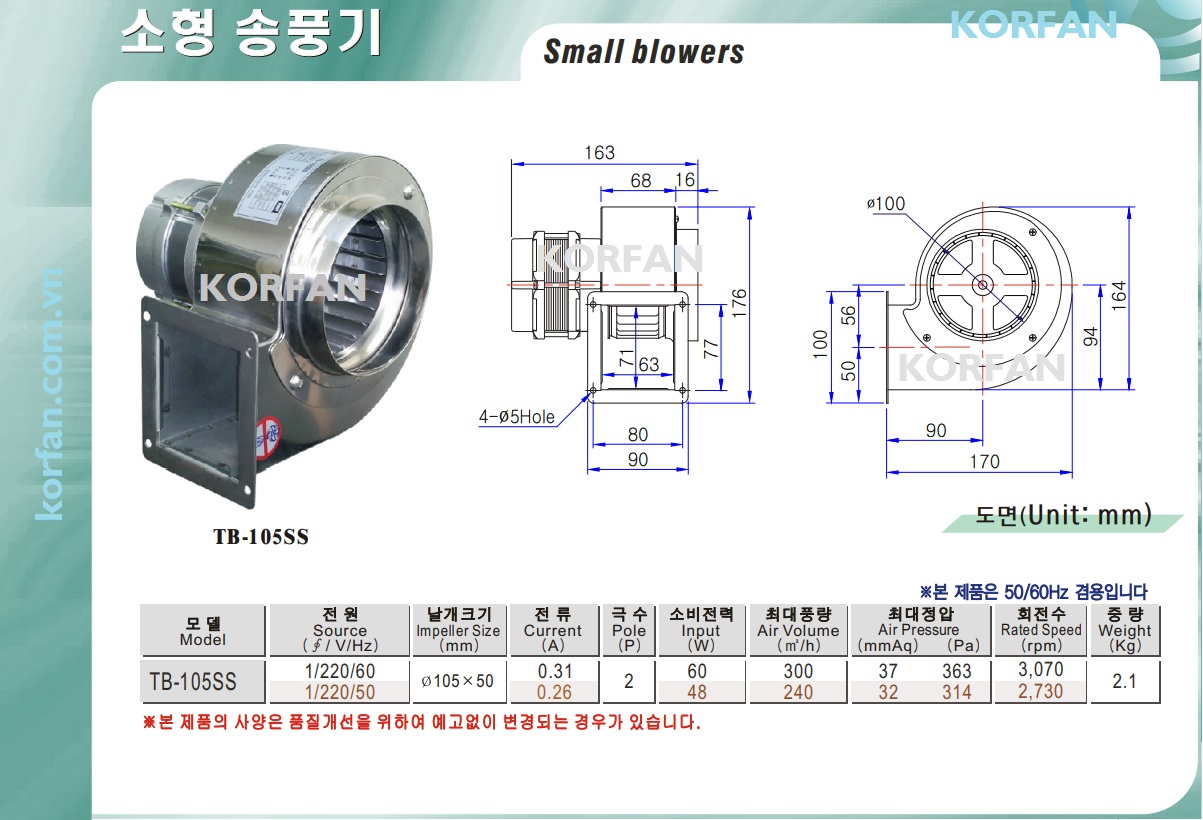 KORFAN - ban ve TB-105SS